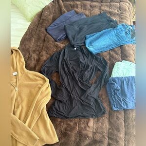 Designer maternity bundle 7 pc incl. Paige, Quince, Ripe, & Isabel size M size L